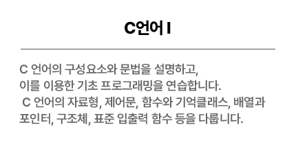 C언어 I 레이어 이미지